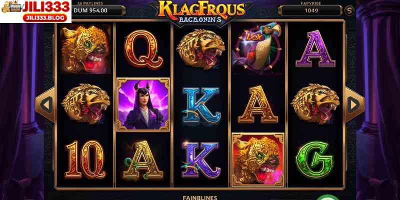 Modern video slots interface with 3D graphics and multiple paylines